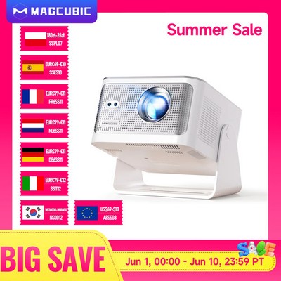 Magcubic HY350Max Projektor 900 ANSI 1080P Android 14 WiFi6 BT5.4 Autofokus