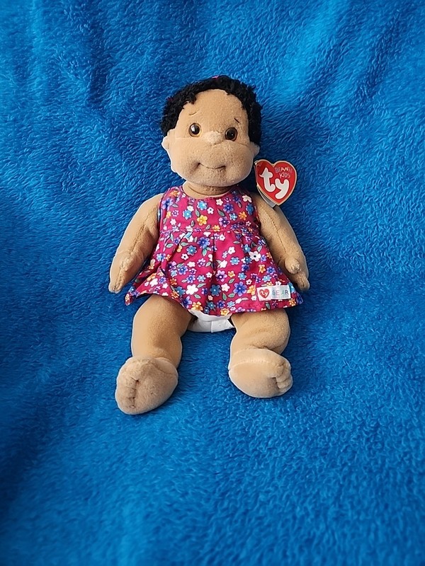 TY Cutie Beanie Kids Plush Doll -  New With Tags!! Vintage Retired 1999!!