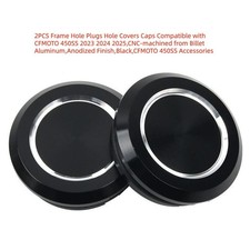 2PCS Frame Hole Plugs Hole Covers Caps Fits For CFMOTO 450SS 2023-2025 Models