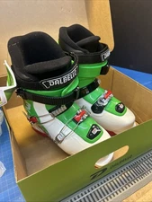 NWT Dalbello White & Race Green CX 3.0 Cabrio GW Junior Ski Boots Size 25/25.5
