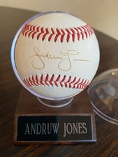 Andruw Jones Autographed Baseball for sale | eBay