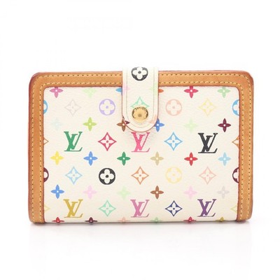 LOUIS VUITTON Porte monnaie billets Viennois Bi-fold wallet purse M92987 blanc