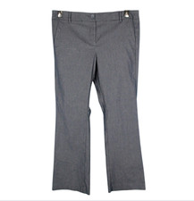 LANE BRYANT Microfiber Hi-Rise BOOTCUT Pockets DARK NAVY BLUE Dress Pants 18 Reg
