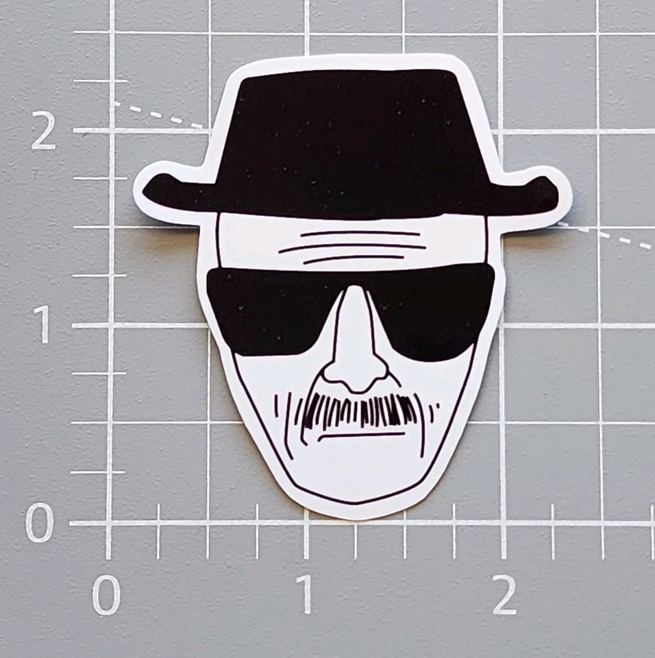 Breaking Bad ~ 2" Vinyl Sticker ~ Heisenberg ~ Walter White