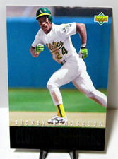 RICKEY HENDERSON - 1993 Upper Deck Reggie Jackson’s Clutch Performers #R12