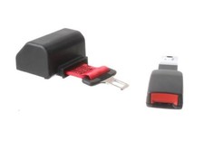 Forklift Seat Belt Buckle Retractable Red Safety Color 56