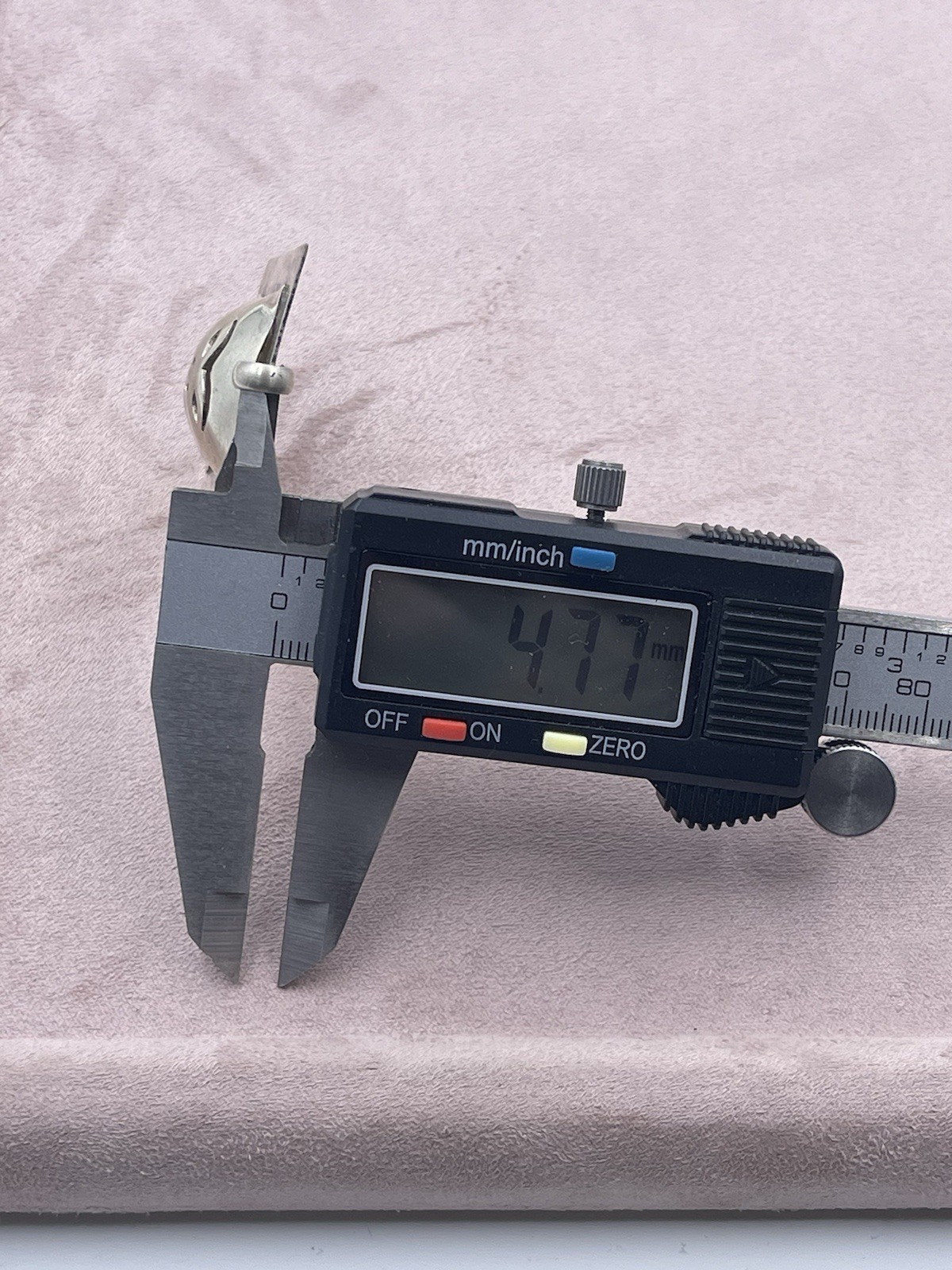 Vintage Rectangular Face Sterling Silver Pendant - image 8