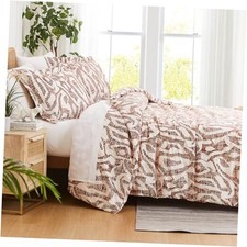 Oversized King Size Comforter Bedding Set, King / California King Khari Rust