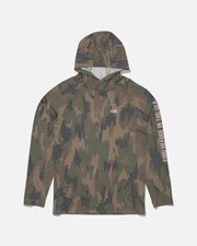 Brand New Mens Salty Crew Mariner Hooded Sun Shirt Ranger Large