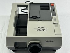 Vivitar 3000AF Tabletop Mount Slide Projector w/ Remote No Tray Works