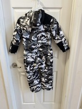 ARCTIX KIDS Sz 5T DANCING BEAR INSULATED SNOW SKI SUIT B/W CAMO