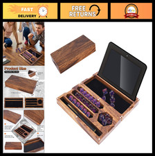 Portable Dice Tray with Stand & Magnetic Lock, Rolling Holder for Tabletop Games