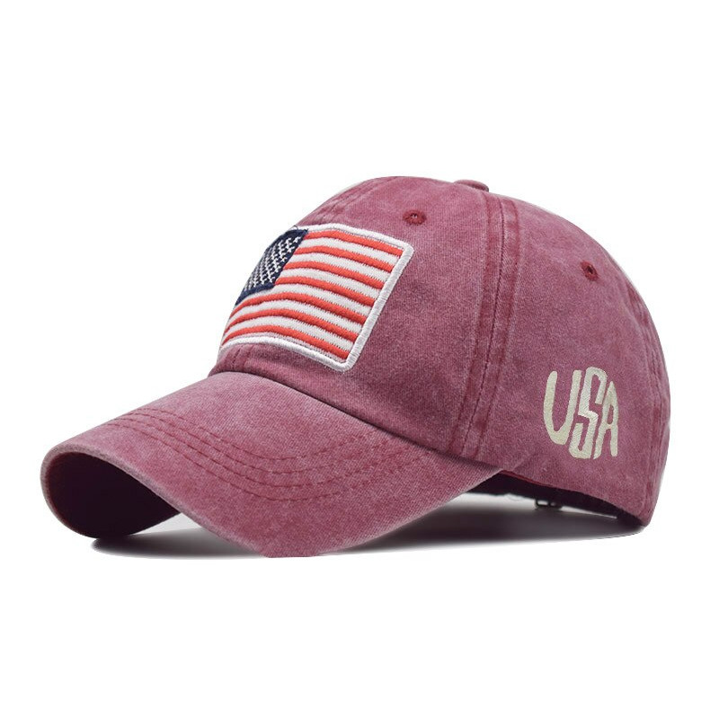 American Flag USA Baseball Cap - Tactical Army Cotton Casual Hat America