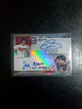 2018 Bowman Draft Chrome JOSH BREAUX RYAN JEFFERS Refractor Dual Auto 41/99 (Y)