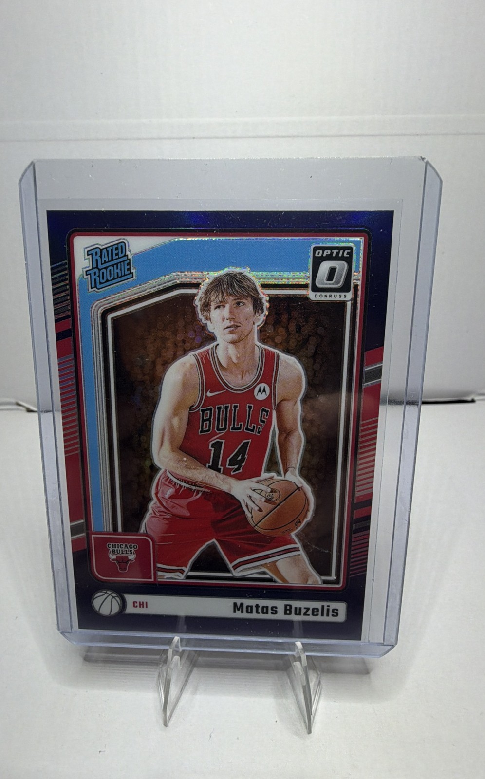 2024-25 Panini Donruss Optic - Rated Rookie Matas Buzelis #271 Purple Prizm (RC)