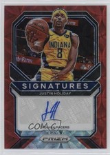 2020-21 Panini Prizm Signatures Choice Prizm Justin Holiday #SI-JHO Auto 1u6
