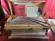 VTG Woodstock Gamelan Chimes Set Original Box Songbook,Record 1970's USA