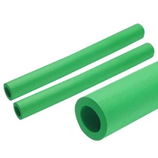 2pcs Foam Tubing for Handle Grip Pipe Insulation, 18mm ID 30mm OD 0.25m Green