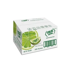 TRUE Lime Water Enhancer Bulk Pack - 0 Calorie Drink Mix Packets 500 Count