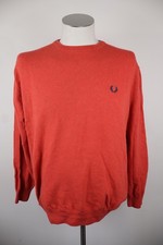 FRED PERRY MAGLIONE MAGLIA UOMO TG 2XL MAN SWEATER CASUAL VINTAGE LANA CASHMERE