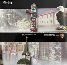 Newest SITKA NHP - Alaska   NATIONAL PARK SERVICE UNIGRID BROCHURE/MAP  GPO 2025