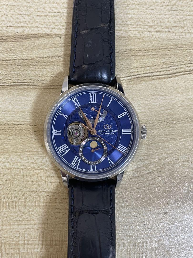 Orient Star Classic Moon Phase Automatic Mens Wat… - image 3