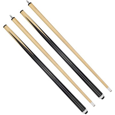 VANLAN Wooden Billiard House Cue Sticks Shorty Cues Pool Cues for Kids Hardwood