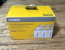 Madela Breast Milk Collection  Storage Set 6 Breastmilk Storage Bottles - NIB