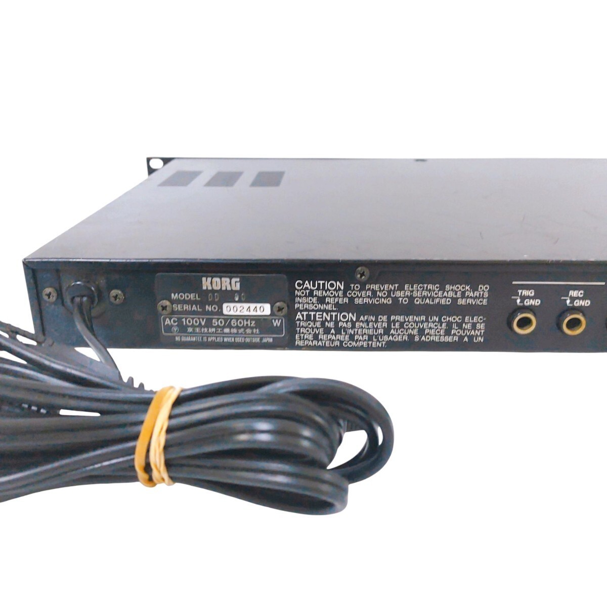 Korg SDD-1000 Digital Delay Effect Signal Processor Rackmount