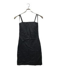 PRADA Triangle Logo Cami Dress/ Black/ Size 38 Used Item Good Condition Japan
