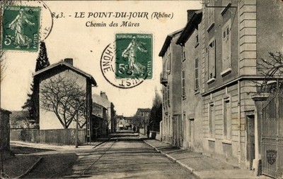 Postcard Le Point du Jour Rhône, Chemin des Mûres - 4806408