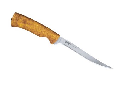 Helle Steinbit Fishing Filetiermesser 12C27 Holzgriff Angeln Jagd Fisch 200115