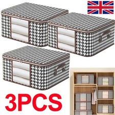 Clothes storage bags with zips Large Bedroom Bedding Storage Box Collapsible