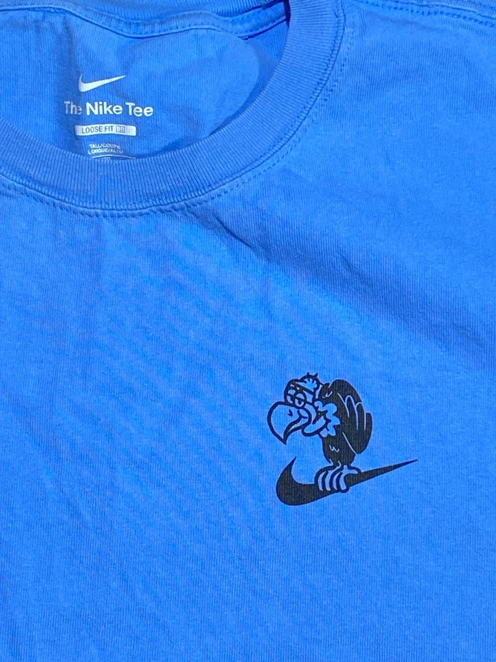 Nike графическая футболка мужская стервятник баскетбол восход солнца размер 3XL синий свободного кроя кактус - Изображение 2 из 4