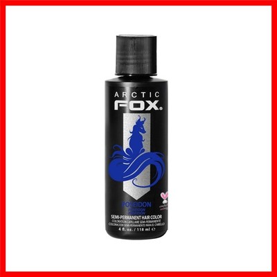 Poseidon Blue Semi-Permanent  Hair Dye - Long-Lasting, Conditioning, Cruelty-...
