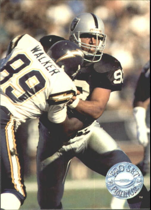 1991 Pro Set Platinum #55 Greg Townsend - FB