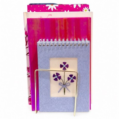 Floral Stationery Set Journal Notebook Memo Pad Organizer Gift Bundle Blank