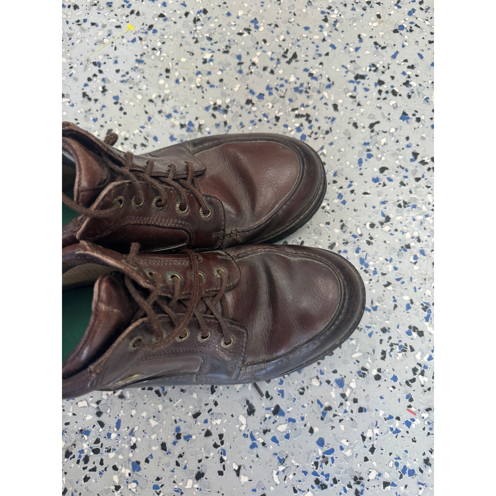 SAOLA Stivaletti uomo Cabela's in pelle suola vibram marrone stringati casual 8