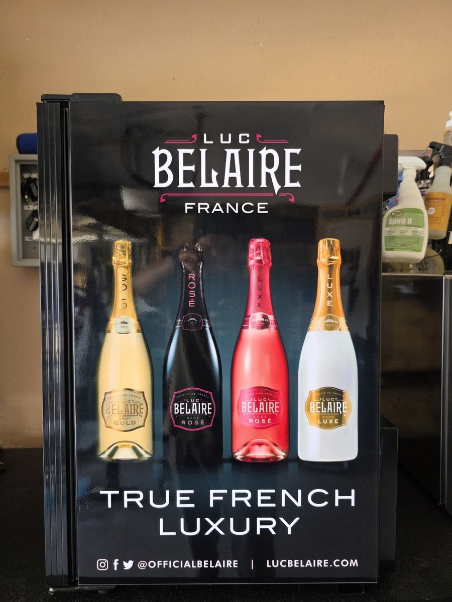 BelAire レプリカモデル Luc Belaire France Mini Fridge Refrigerator Cooler with LED Light