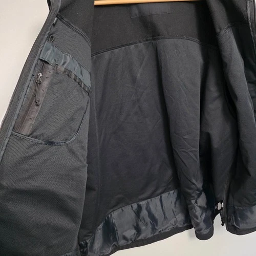 SOG Tactical Softshell Jacket Black 2XL (50-52)  Full Zip Windproof Outdoor Coat image 7