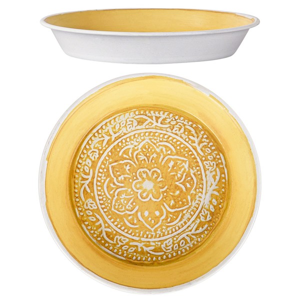 Tablett Serviertablett Dekotablett Sckmuckschale Kerzenteller FrüHling Deko 18Cm-image