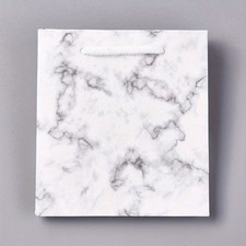 12pcs Marble Pattern Paper Gift Shopping Bags with Handle for Wedding