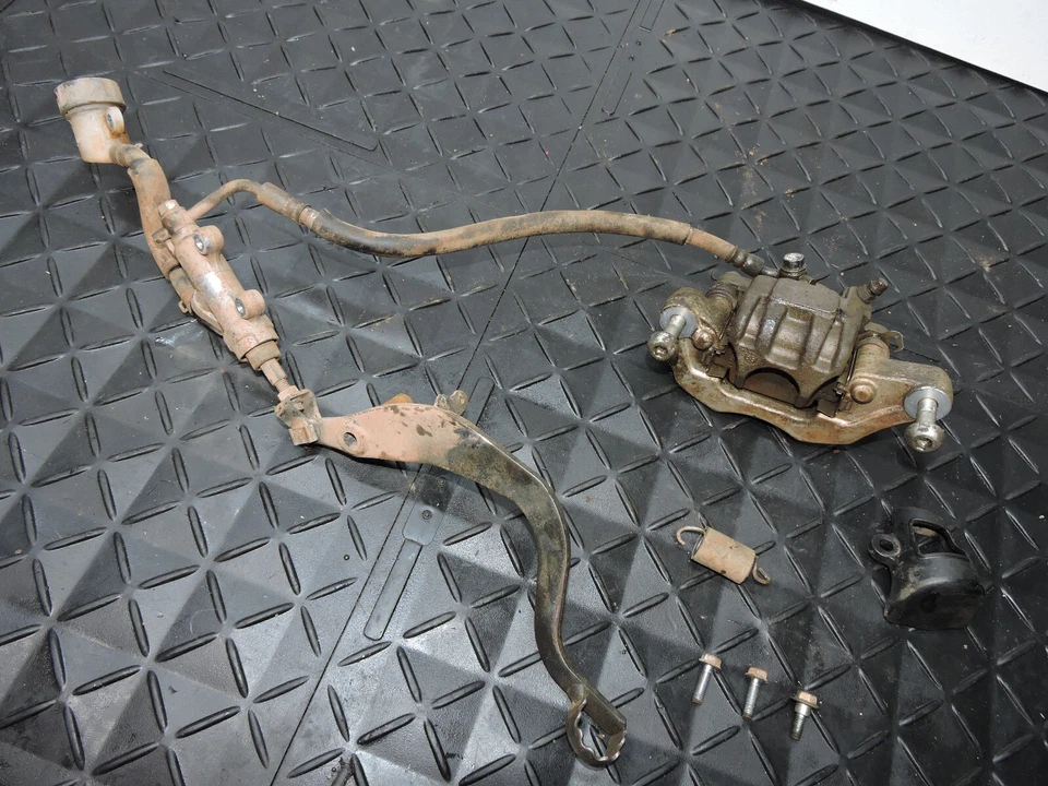 2008 Honda TRX700xx TRX 700XX 700X Rear Brake System Caliper Master Cylinder 503 - Image 3 of 4