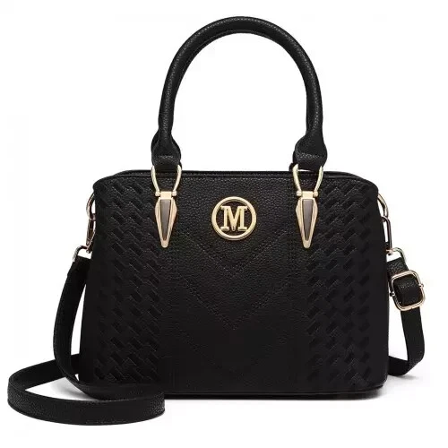 Miss Lulu Dames shopper handtas V-vormige schoudertas