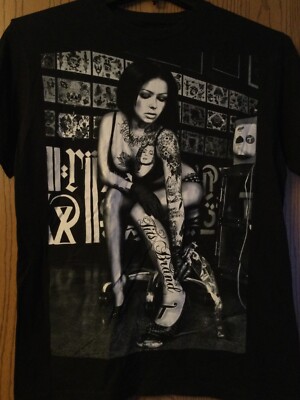 TITS Brand - Sexy Tattooed Lady - Black Shirt - M - “Two In