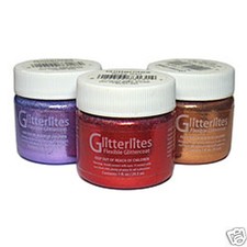 ANGULUS GLITTERLITES SPARKLE PAINT -FOR LEATHER  SYNTHETIC 18 Colors  
