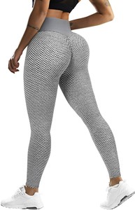MOSHENGQI Women TIK Tok Scrunch Butt Lifting Leggings High Waisted