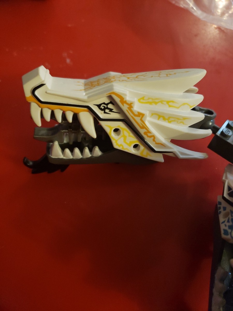 2 Lego Ninjago Dragon Heads One Blue One Yellow | eBay UK