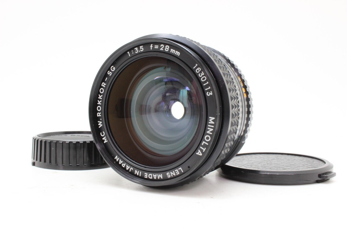 MINT ] MINOLTA MC W.ROKKOR-SG 28mm F3.5 MF Wide Angle Lens