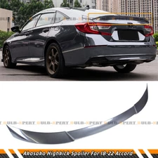 FOR 2018-2022 Honda Accord 10th Gen Akasaka Modern Steel Metallic Trunk Spoiler